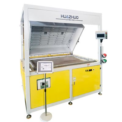 Beli Mesin Pembentuk Vakum Vertikal Untuk Suku Cadang Interior Otomotif Didukung oleh Daya Pemanas Atas 128kW online manufacture