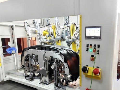 Percaya Ultrasonik Mesin Punching untuk depan dan belakang bumper dari berbagai model