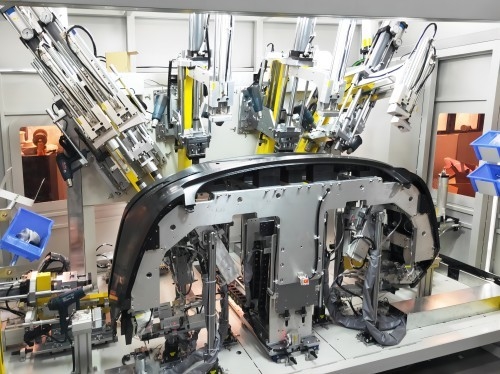 Percaya Ultrasonik Mesin Punching untuk depan dan belakang bumper dari berbagai model