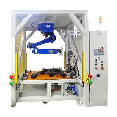 Clip Feeding Precise Single 6 Axis Robot Clip Insertion System Untuk perakitan panel pintu mobil
