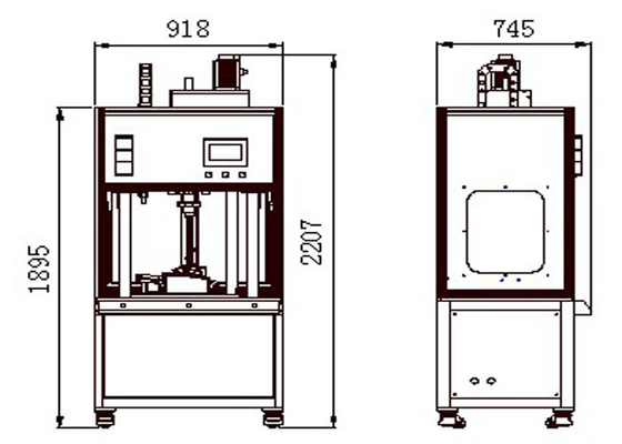 Mesin Las Gesekan Rotary Servo Ganda Elektronik Mesin Las Spiral