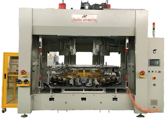Mesin Lipat Tepi Kulit Servo Otomatis 3600MM Peralatan Lipat Otomatis