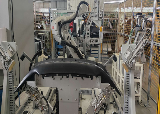 Mesin Las Plastik 1900mm Untuk Peralatan Las Bumper Mobil 2KW