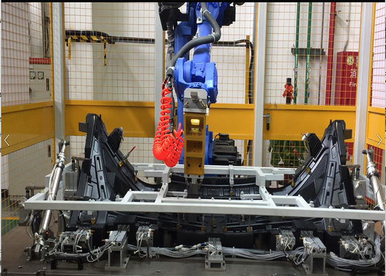 Sistem Pengelasan Robot 6mm / S PLC Aluminium Otomatis Untuk Kisi-kisi Mobil