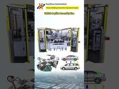 Jalur perakitan pengolahan pilar mobil B termasuk pengelasan plastik, penyisipkan klip, dll.